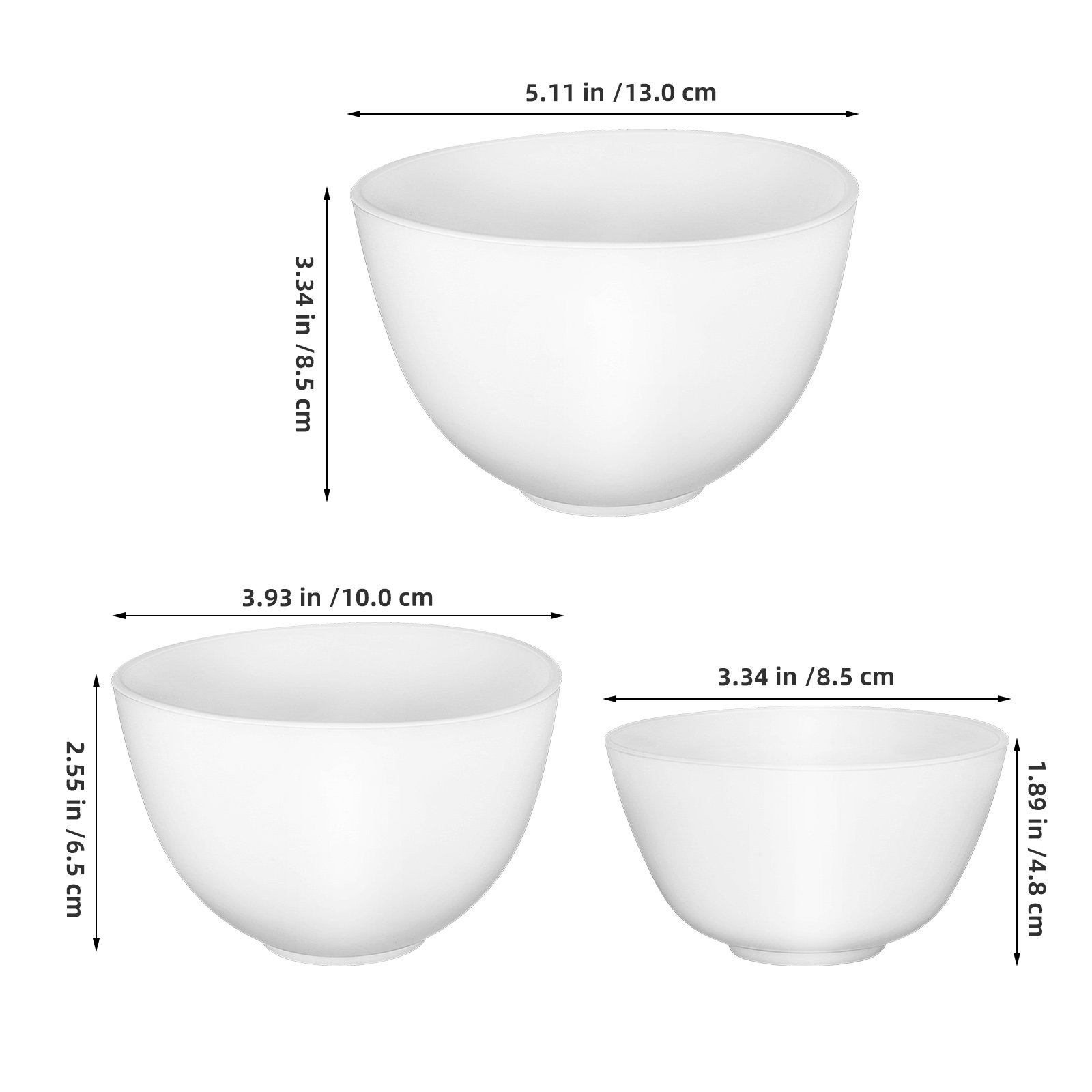 3 bols en silicone pour mélang - Body Lotion avis et prix