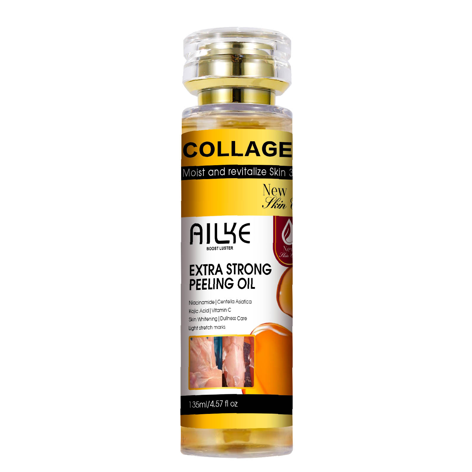 Huile exfoliante jaune au coll - Vitamin C Serum avis et prix