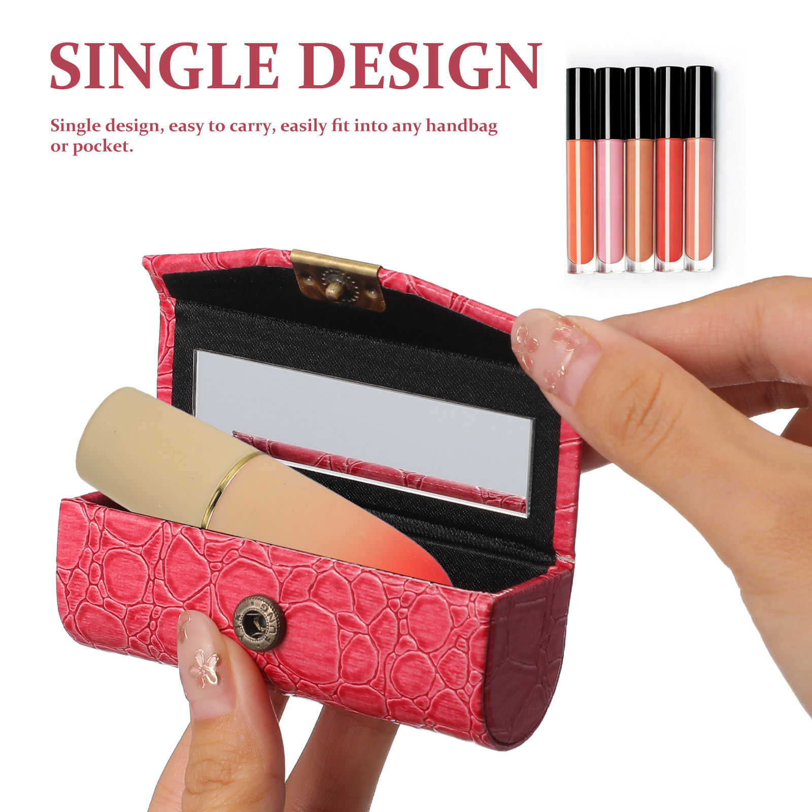 Étui à rouge à lèvres en PU, p - Lip Balm avis et prix